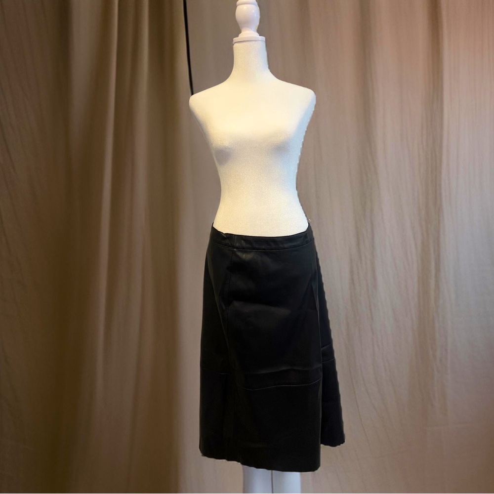 Faux Leather Pencil Skirt Size 14.